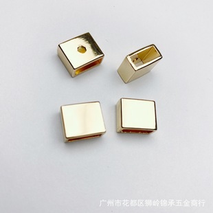 Spot wholesale leather hardware accessories alloy rope buckle tail clip leather belt fixed screw metal buckle