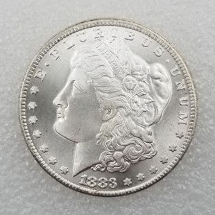 Античный ремесел США Morgan Coin Оригинальный свет O версия серебряного доллара 27 смешанных партий может звучать