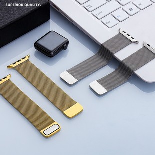 Ремешок для часов Apple Milanese подходит для двухсекционного браслета I WATCH89SE Milanese S10ultra с магнитной сеткой.