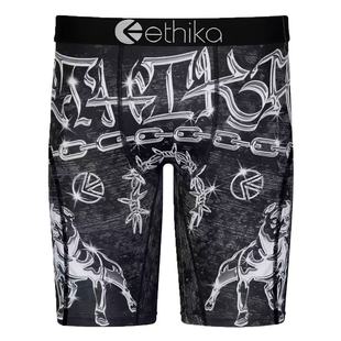 Ethika те же мужские трусики с плоским углом прилив шорты с ледяным принтом