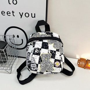 Korean fashion children's backpack kindergarten simple cute cartoon all-match men's and women's lightweight mini backpack