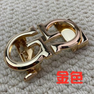 4.0CM automatic buckle alloy belt buckle men's letter series belt accessories manufacturers wholesale