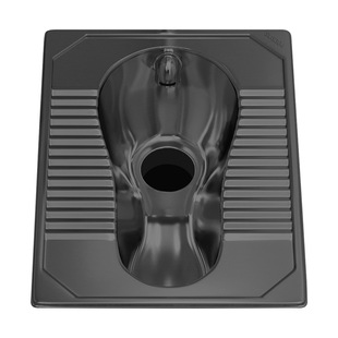 Black 304 stainless steel squatting pan factory direct water tank complete bar KTV toilet squatting pan