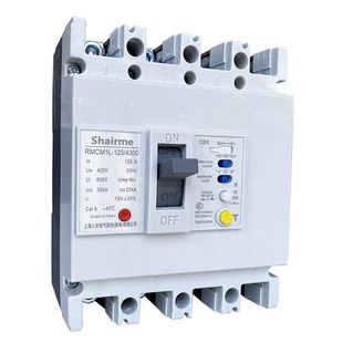Shanghai People's Rmcm1 Molded Case Circuit Breaker 400A with Leakage Protection 3P Three-Phase Four-Wire 4P Switch