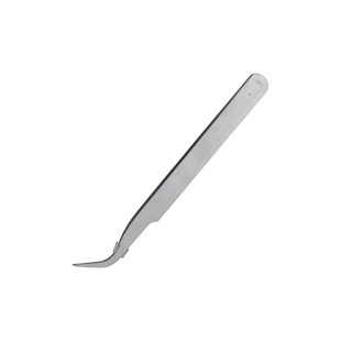 1.0mm thick stainless steel ST.ESD anti-static tweezers pointed elbow non-magnetic disassembly tool Bird's Nest clip