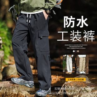 Cross-border Overalls Men's Autumn and Winter Loose Trendy Haren Pants Spring and Autumn Youth Nine-point Casual Pants