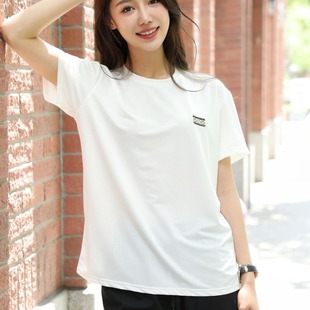 Three-proof Casual Summer Cool suit Summer Naked Quick-drying Ice Silk Unisex Plus Size Short-sleeved Two-piece Set