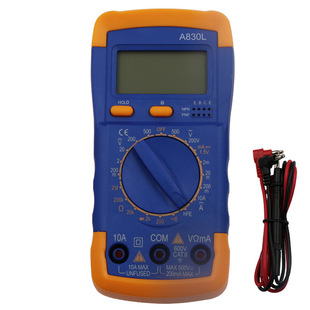 Handheld digital multimeter A830L multimeter ammeter voltmeter digital display meter 830B