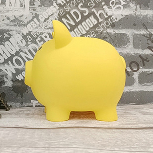Anti-fall Piggy Children's Transparent Piggy Bank Piggy Bank Plastic Birthday Toy Piggy Wholesale