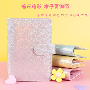 Spot Amazon Cross-border Creative Handbook a6 Macaron Notebook Trend Binder Notebook Handbook