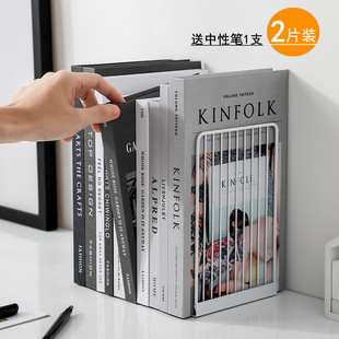 2-piece book stand book holder book holder book holder iron bookshelf simple desk book holder simple desktop desk for students