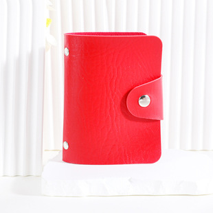 Card Package Multi-card Slot Bank PU Leather Printing Anti-degaussing Card Package Card Holder Wholesale Anti-theft Advertising Gift Card Holder