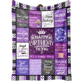 Ladies Birthday Gift Blanket Ladies Unique Gift Ladies Birthday Gift Ideas for Best Friends Mom