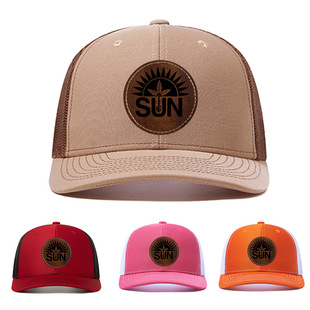 Factory wholesale SUN life tree bark label baseball cap fashion color matching adult hip hop curved edge net cap men and women breathable
