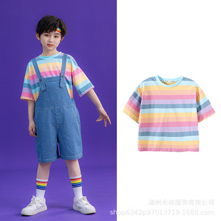 Children's Cheerleading Costume for Children's Games Class Costume for Kindergarten and Primary School Chorus Costume for Dance Performance