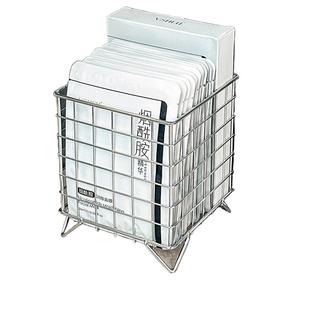 Iron Storage Basket Office Dormitory Storage Box Desktop Large Capacity Cosmetics Sundries Mask Iron Storage Rack