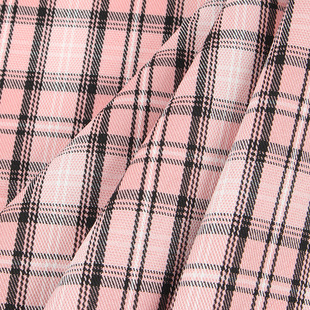 in stock 170g polyester plaid fabric spring and summer shirt women's fashion JK uniform dress pleated skirt fabric