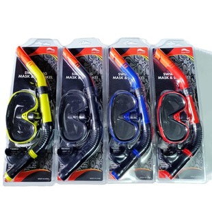 Factory Supply Foreign Trade Diving Goggles Breathing Tube Snorkeling Set Swimming Diving Equipment Frog Mirror Swimming Supplies