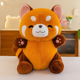Cross-border New Breathing Bear Animal Luminous Audio Little Otter Doll Baby Sleeping Doll Plush Toy