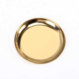 ins Stainless Steel Silver Metal Tray Jewelry Cosmetic Decoration Storage Tray Photo Props Photography Background