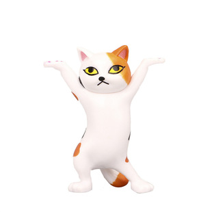 Headphone Stand with a Cute Cat Design That Can Hold Any Small Item, Enchanting Cat Pen Holder Ornament, Cat Support Stand