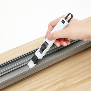T window slot brush groove cleaning brush two-piece gap brush keyboard brush with dustpan cleaning brush small brush