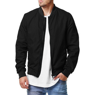 European and American Code Cross-border Spring and Autumn Sports Pilot Baseball Suit Men's Jacket New Casual plus size Men's Jacket