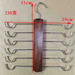 Factory direct multifunctional solid wood hanger non-slip thick seamless clothing store underwear rack wholesale postage