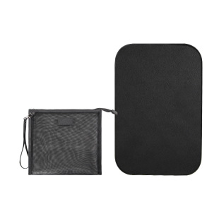 Cross-border Nylon Mesh Bag Multifunctional Mesh Storage Bag Transparent Cosmetic Bag Portable Zipper Examination Pencil Bag