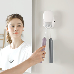 Smart drying travel portable electric toothbrush disinfection box UVC UV Toothbrush sterilizer wall-mounted