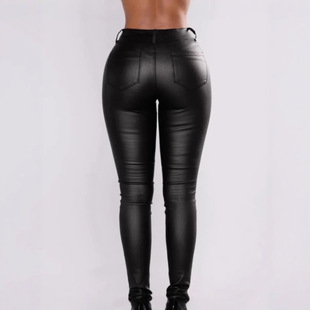 European and American Cross-Border Amazon New Women's Fashion Casual Zipper Hip Slim Women's Trousers and Small Leg Pants Dropshipping