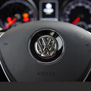 Подходит для Mercedes-Benz Honda Volkswagen Mazda углеродное волокно руль автомобиля наклейки с логотипом модификации интерьера наклейки с пайетками аксессуары