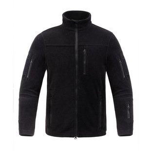 in stock TAD Outdoor Sports Tactical Fleece Coat Autumn and Winter Men's Vertical Collar Fleece Coat Warm Mountaineering Jacket