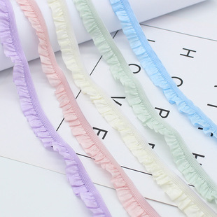 Bluebird 15mm Unilateral Auricularia Lace Ribbon Wrinkled Wrinkled Strap Ruffled Elaine Belt Baby Clothes Pet Clothes