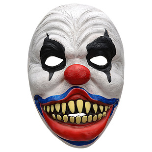 Halloween mask latex mask creative scar spoof half face mask bar Dance Festival event