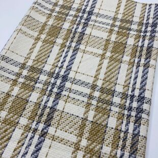 Slub wool plaid Plaid autumn and winter thick coat Plaid