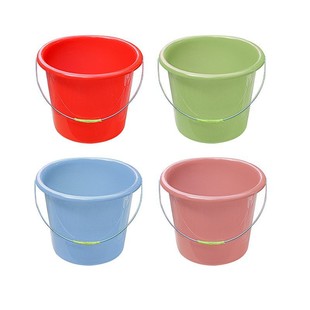 Yinzitong household portable plastic bucket multi-purpose large bucket 20L color random single Zhao Zhiwu