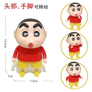 Crayon Shinchan мобильный телефон держатель ленивый мобильный телефон держатель ручной работы модель милый настольный стол украшение куклы прилив игры подарок