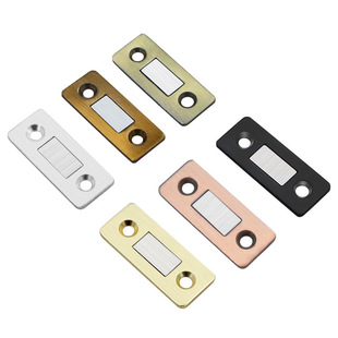 Punch-free magnetic sliding door wardrobe door suction drawer patch suction device invisible sliding door magnet strong magnetic lock door sticker
