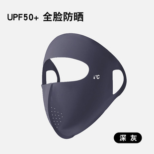 Sunscreen Full Face UV Protection Women's Face Gini Summer 2025 New Neck Protection Integrated Sunshade Ice Silk Mask
