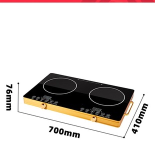 Electric ceramic stove infrared cooker household double-head stove high power 100V-220V/export foreign trade processing