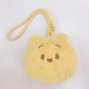 New Japanese Style Wrist Coin Purse Cute Fashion Plush Doll Carry-on Student Wallet Storage Bag Doll Pendant