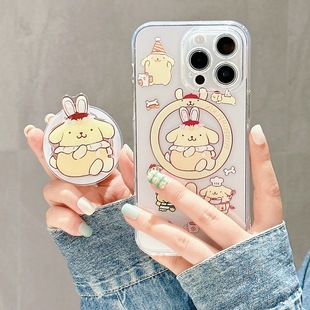 Магнитный кронштейн Yugui Dog для Apple 15iPhone14promax, прозрачный 13 чехол для телефона 12, ударопрочный чехол 11