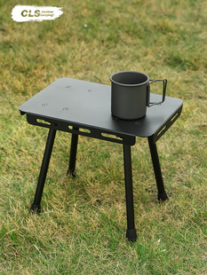 CLS outdoor camping mini folding table tactical table small tea table portable folding chair fishing Maza small bench