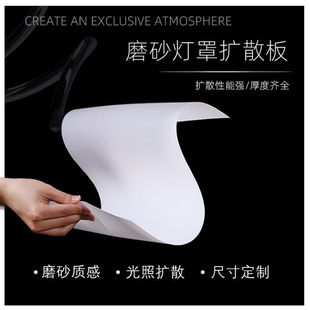 Led Light Board Frosted Light Board Acrylic Light Box Sheet Round Ceiling Light Diffusion Board Plastic Board Light Transmission Board