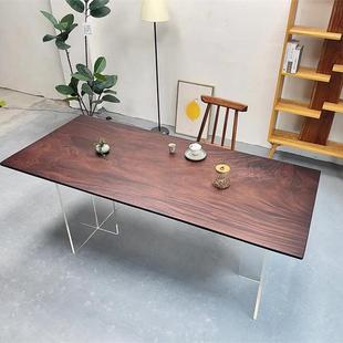 Size: 190*81*6 South American walnut large board full square black walnut color