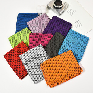 Simple Fashion Bag Solid Color Polyester Sports Ice Towel Cross-border Sports Cold Sense Towel Sports Ice Towel Towel