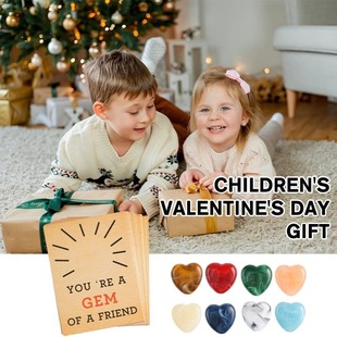 Cross-border 24 pack valentines cards with heart Kidsren's Valentine's Day Exchange cards