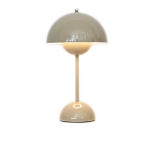 High-quality high-grade flower bud lamp mushroom table lamp rechargeable portable creative decorative ornaments atmosphere Nordic LED bedside lamp