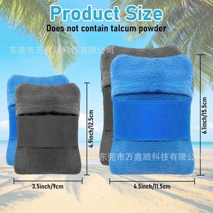 Amazon Sand Removal Convenient Sand Absorbing Suitable for Beach Sandbag Powder Bag Beach Holiday Camping Sand Removal Brush